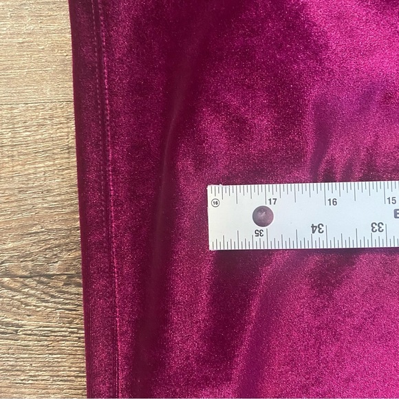 Lauren Ralph Lauren Dress Women 10 Purple Velvet Ruched Puff Sleeve Cocktail NEW - Picture 10 of 12